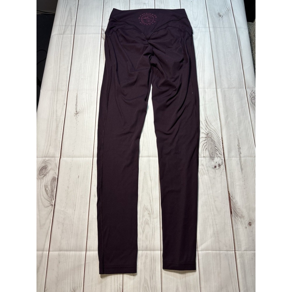 Gymshark Fitness Legacy Leggings Heritage Graphic Burgundy Medium